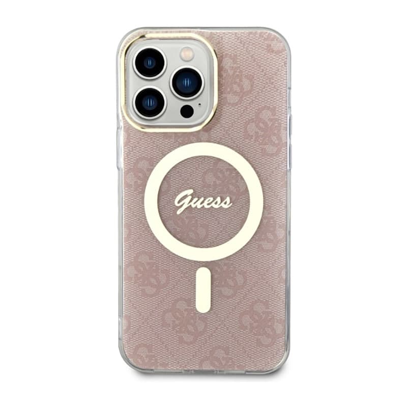 Guess 4G MagSafe - Case for iPhone 14 Pro Max (Pink) 3