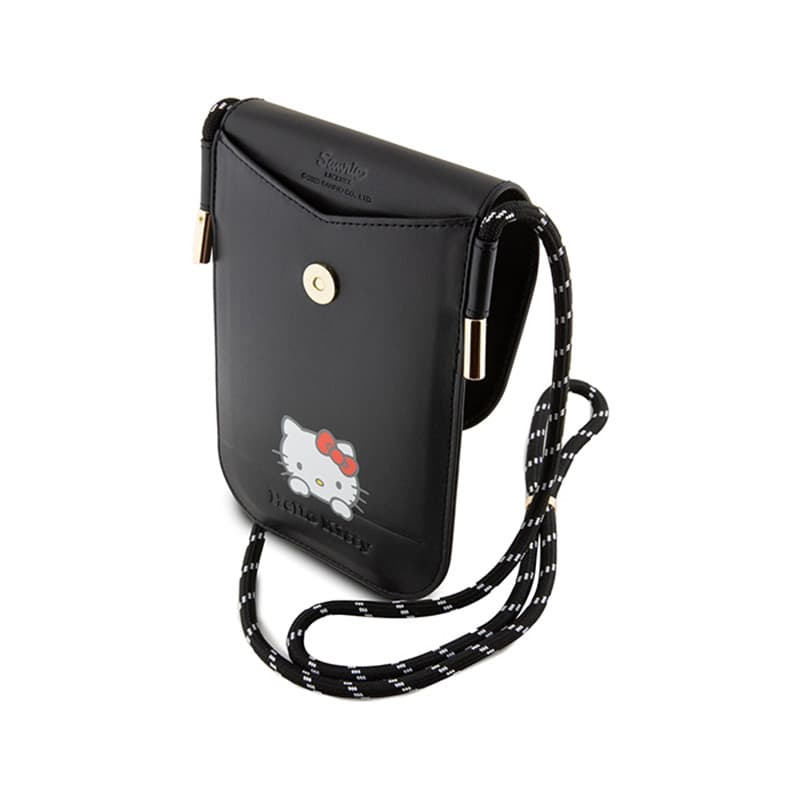 Hello Kitty Leather Daydreaming Cord - Phone crossbody bag (black) 5