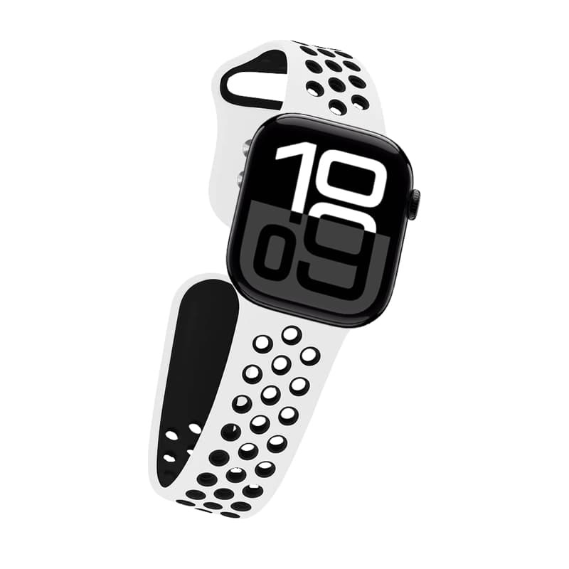 Crong Duo Sport - Apple Watch Band 38/40/41/42 mm (white/black) 4