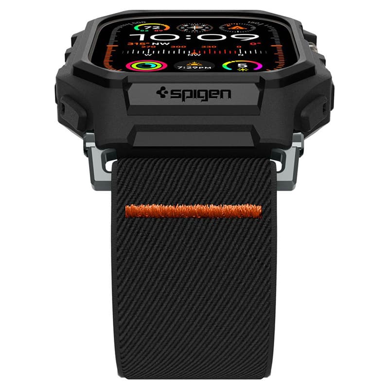 Spigen Lite Fit "Pro" - Case with Strap for Apple Watch Ultra 1/2 49 mm (Matte Black) 7