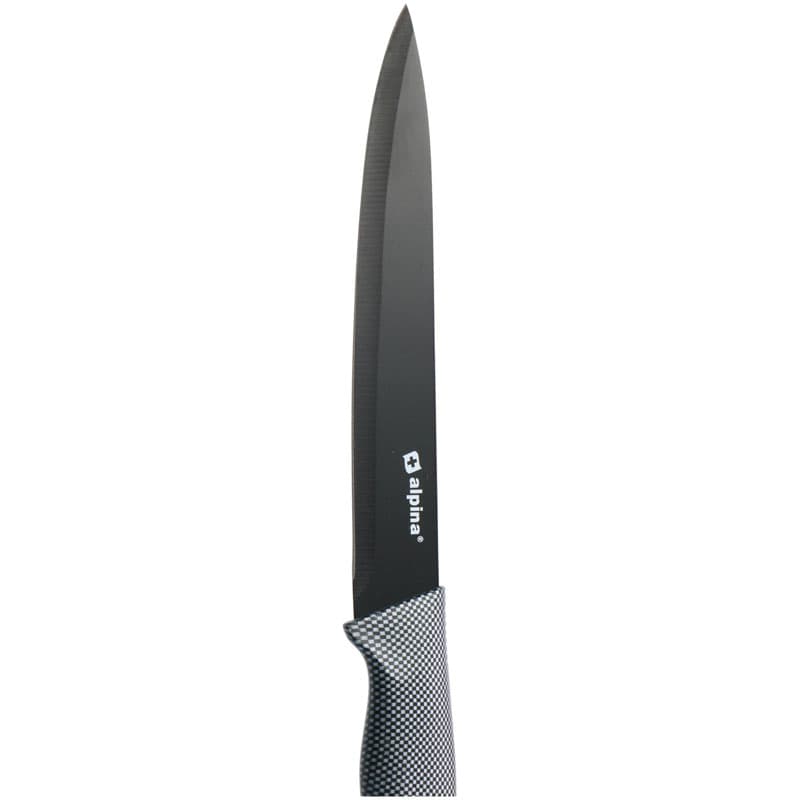 Alpina - Stainless steel INOX knife set 6 pcs. (Black) 7