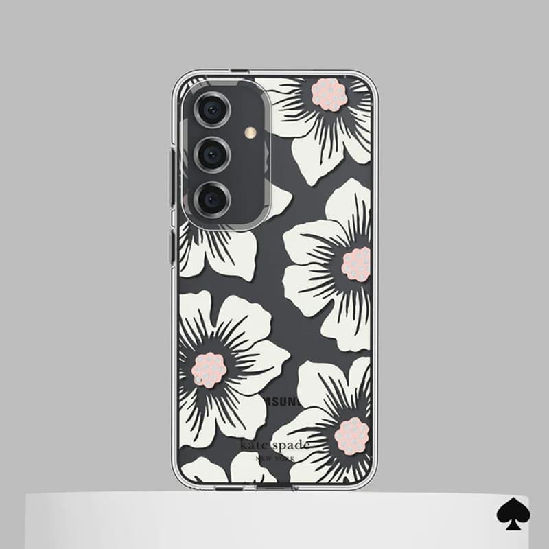 Kate Spade New York Protective Case - Samsung Galaxy S24 Case (Hollyhock Cream) 2