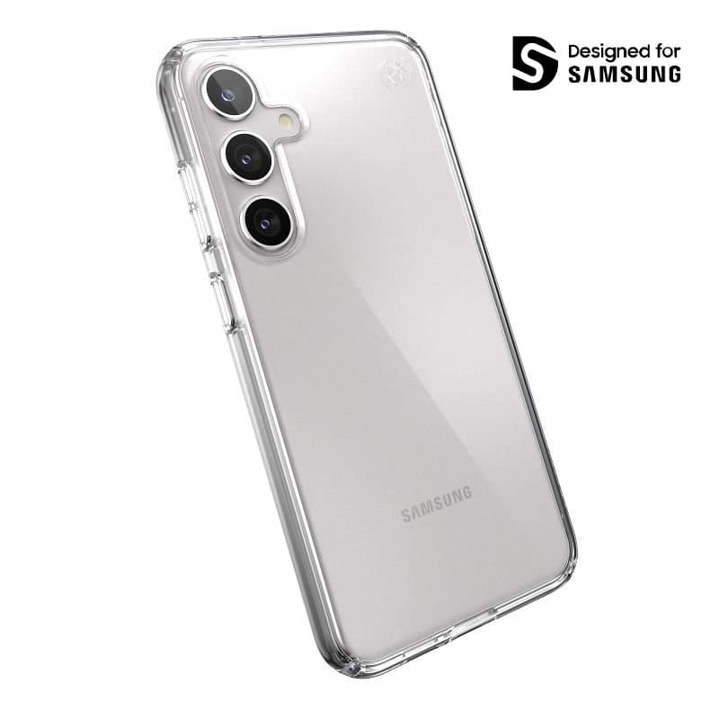 Speck Presidio Perfect-Clear - Samsung Galaxy S24+ Case (Clear/Clear)