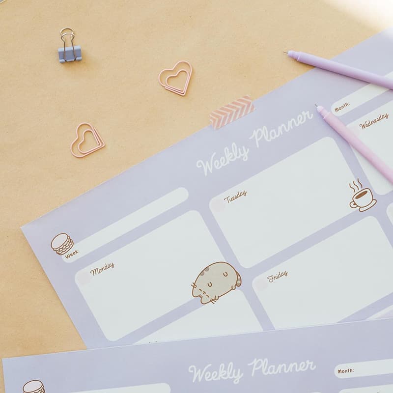 Pusheen - Weekly Planner from the Moments Collection 54 pages A3 7