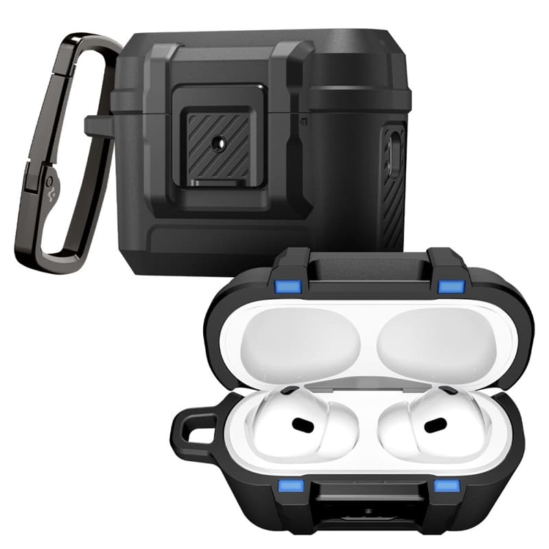 Spigen Lock Fit - Armored Case for Apple AirPods Pro 3 (Matte Black) 2