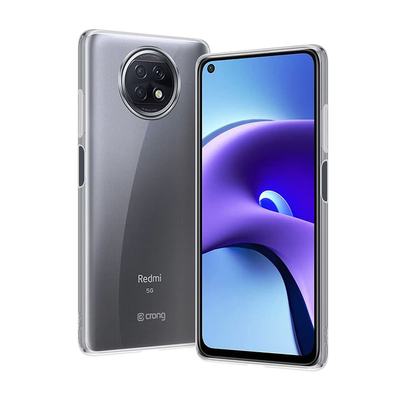 Crong Crystal Slim Cover - Xiaomi Redmi Note 9T Case (Transparent) 3