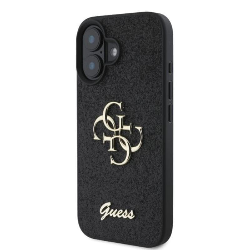 Guess Fixed Glitter Big 4G - Case iPhone 16 (black) 3