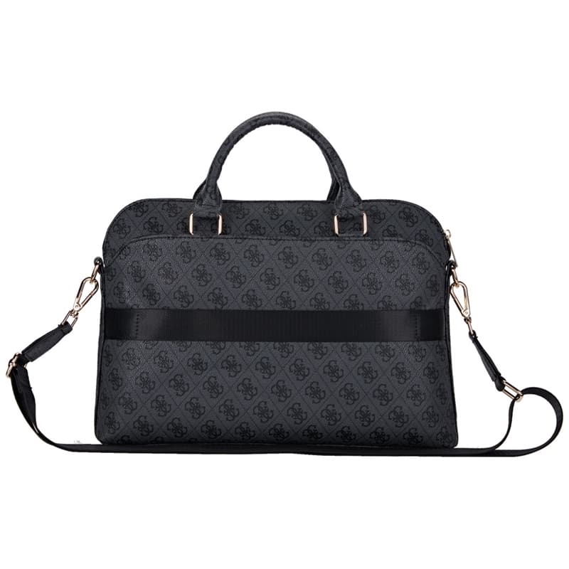 Guess 4G Zipper Pocket Triangle Logo - Laptop Bag 15" (black) 2