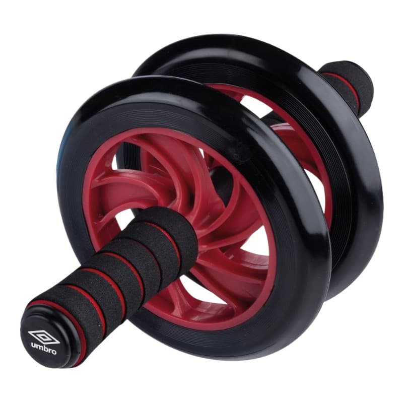 Umbro - Dual-wheel ab roller with mat (Red) 2