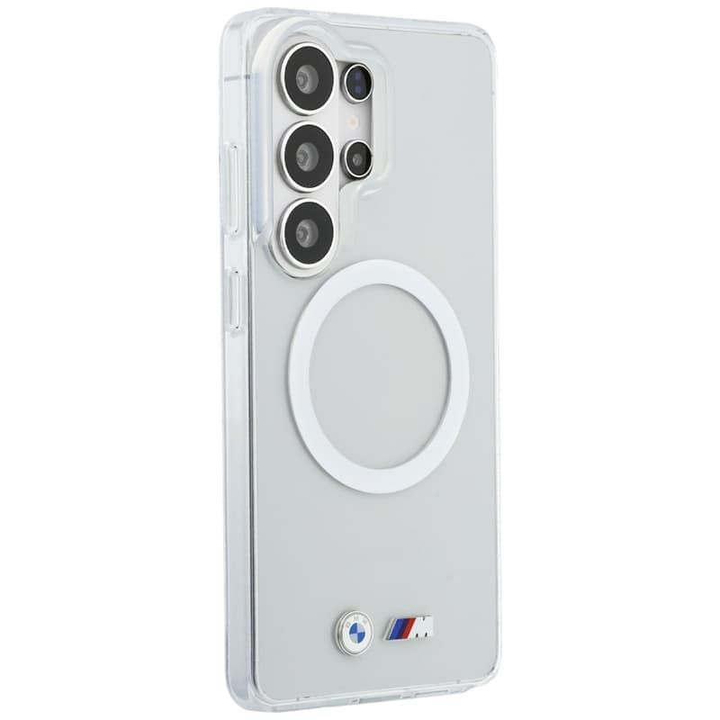 BMW IML Shockproof Metal Logo MagSafe - Samsung Galaxy S26 Ultra Case (Clear) 4