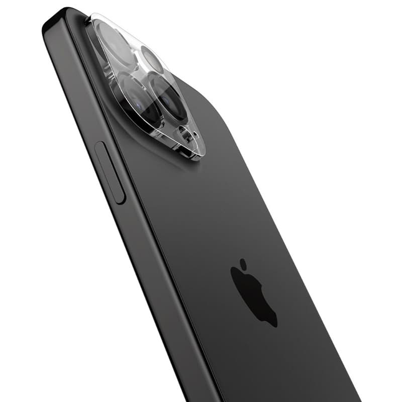 Spigen Optik.TR Camera Protector - Lens protection glass for iPhone 15 Pro / 15 Pro Max / iPhone 14 Pro / 14 Pro Max (2 pcs) (Transparent) 3