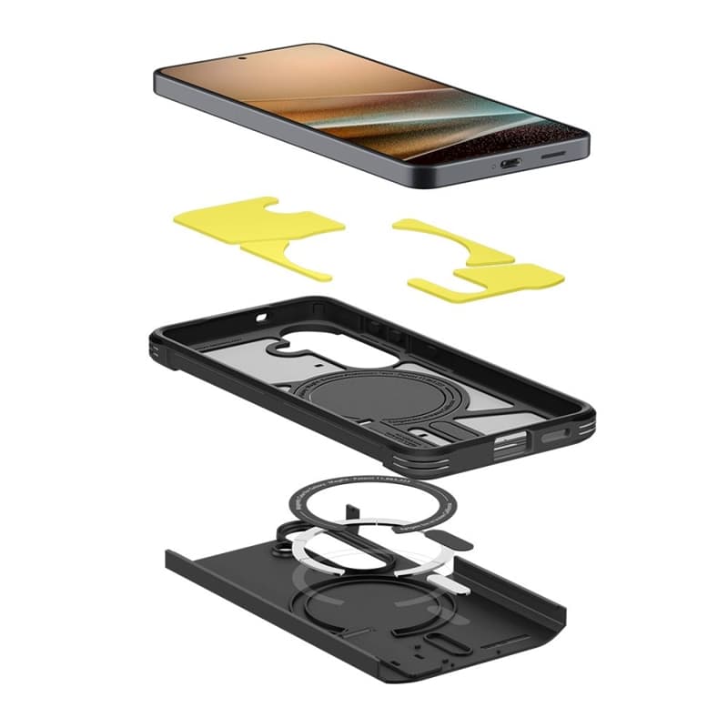 Spigen Tough Armor MagSafe - Case for Samsung Galaxy S26 (Black) 5