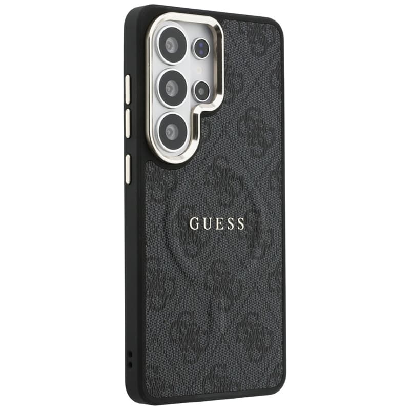 Guess 4G Embossed Ring MagSafe - Samsung Galaxy S26 Ultra Case (Black) 4