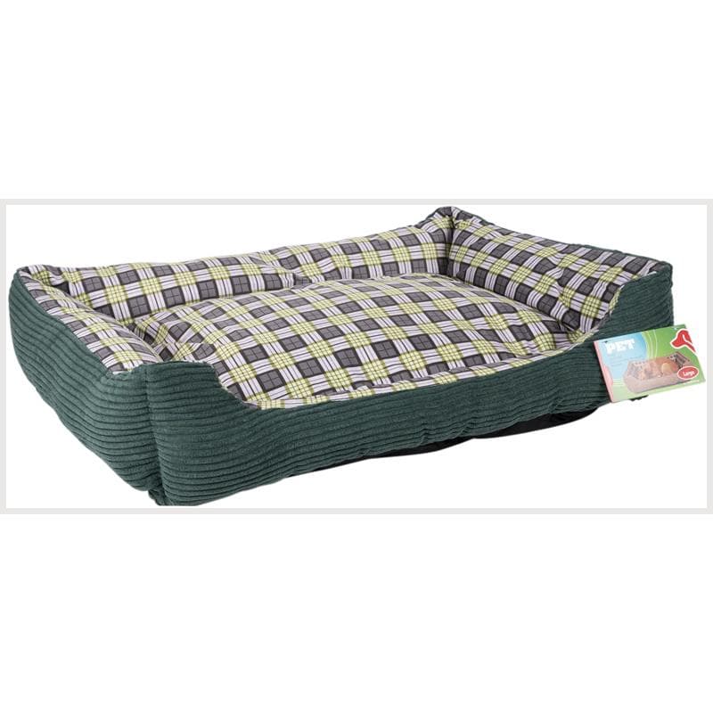 Soft bed sofa for a dog 75 x 58 x 19 cm size. L (green) 2