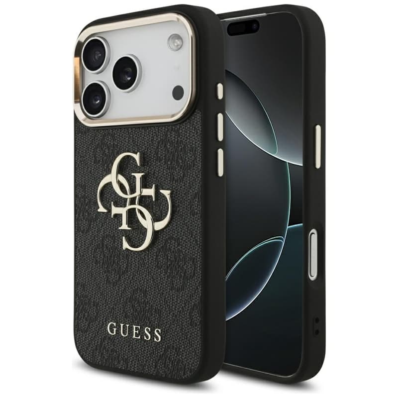 Guess 4G Big 4G Classic Logo - Case iPhone 17 Pro (Black / Gold) 1