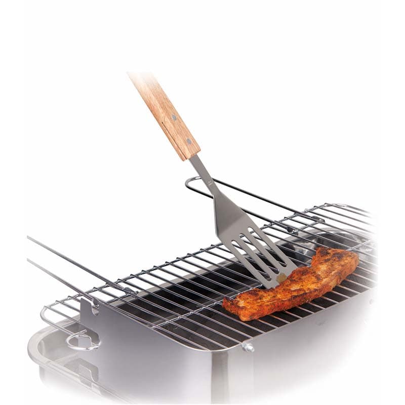 BBQ - grill shovel, oak handle 41 cm 3