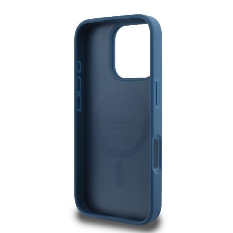 Guess 4G Printed Stripes MagSafe - Case for iPhone 16 Pro (blue) 7