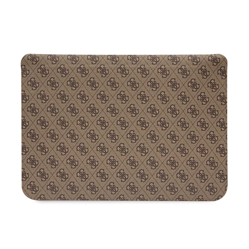 Guess 4G Printed Stripes Computer Sleeve - 14" Notebook Case (Brown) 3