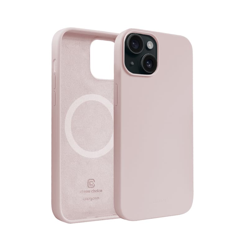 Crong Color Cover Magnetic - iPhone 15 MagSafe Case (sand pink) 2