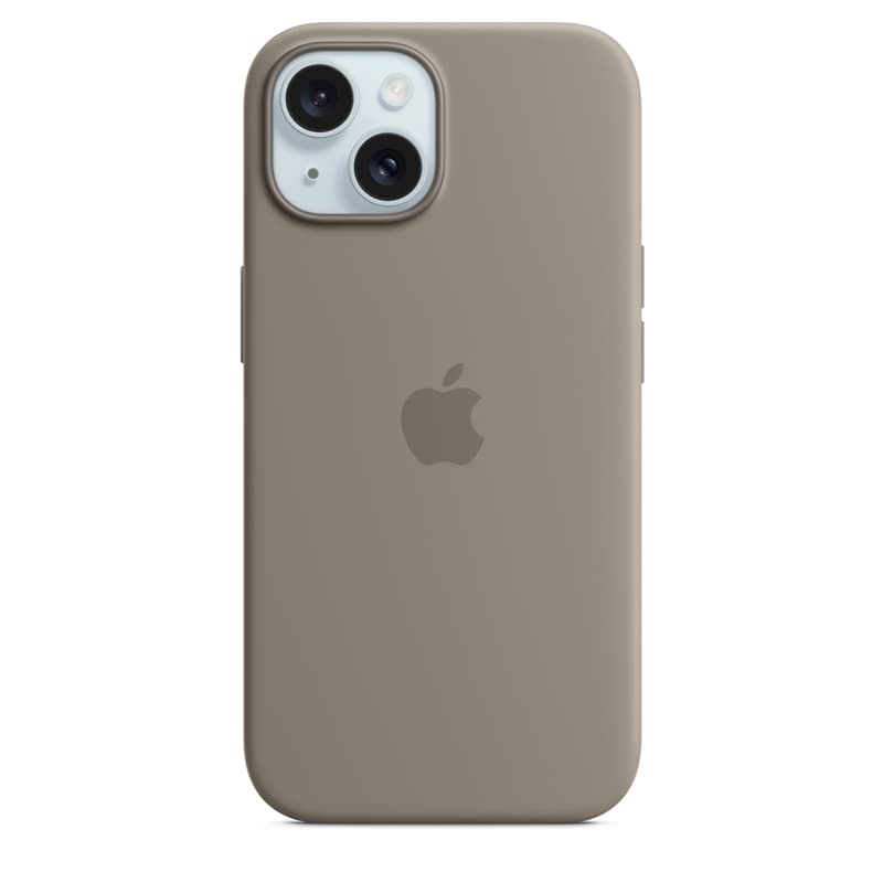 Apple Silicone Case – Silicone Case with MagSafe for iPhone 15 (Clay)