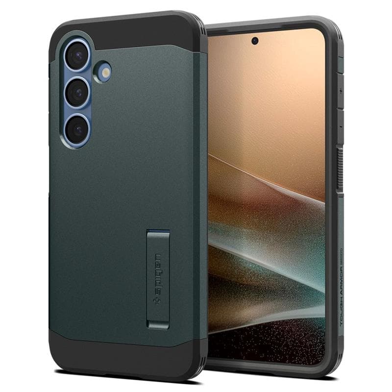 Spigen Tough Armor MagSafe - Case for Samsung Galaxy S25 (Abyss Green)