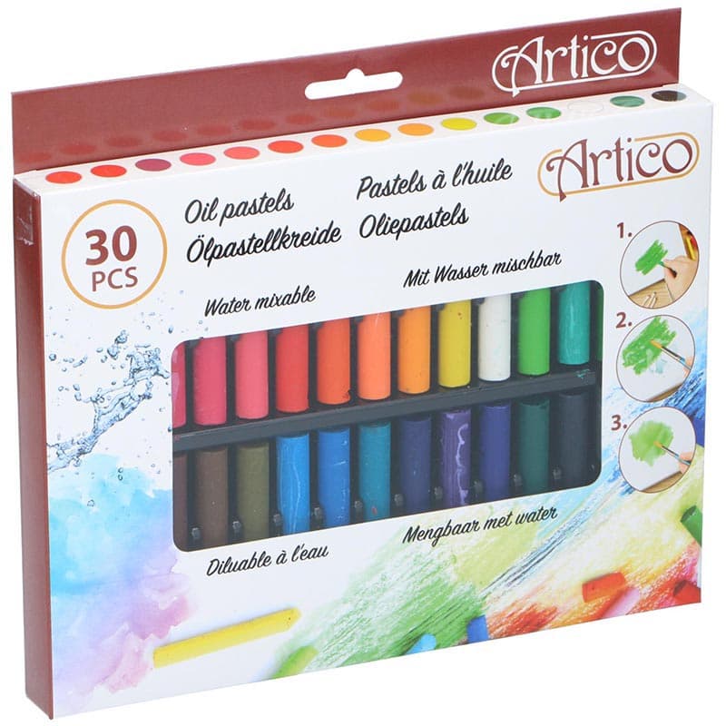 Artico - Set of oil pastels 30 colours  6