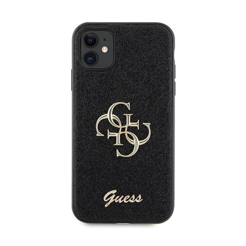 Guess Glitter Script Big 4G - iPhone 11 Case (black) 3