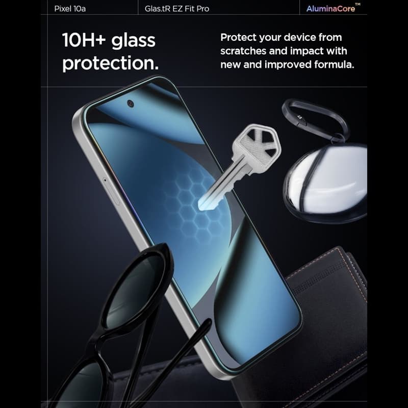 Spigen GLAS.TR EZ Fit Pro AC 2-Pack - Tempered Glass for Google Pixel 10a (2 pcs) 7
