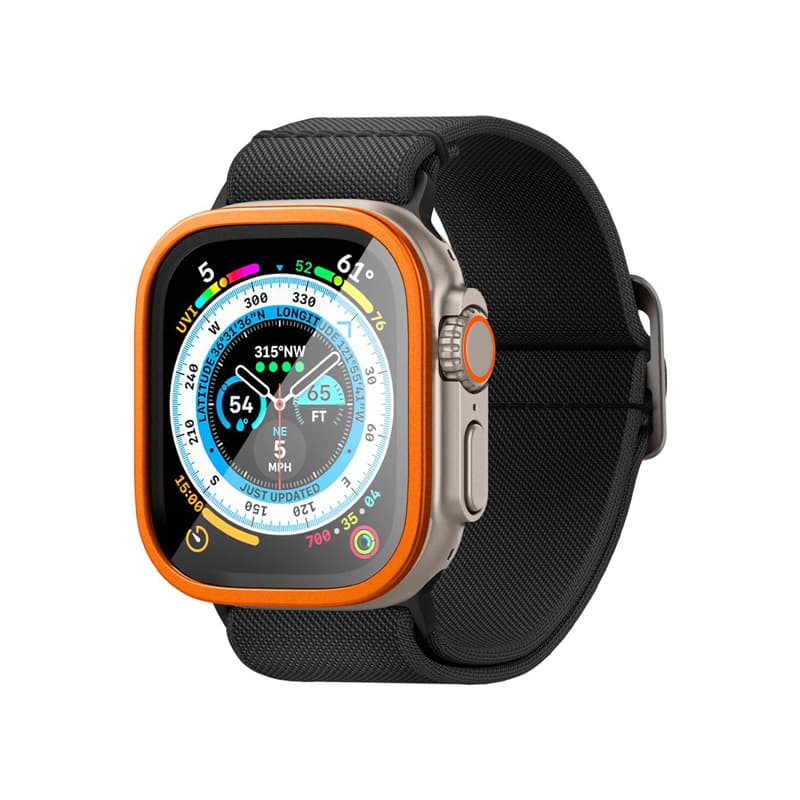 Spigen Glas.TR Slim Pro - Tempered glass for Apple Watch Ultra 49 mm (Orange) 2