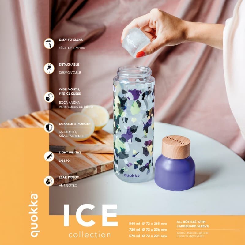 Quokka Ice - ecozen Water Bottle 840 ml (Bright Spots) 2