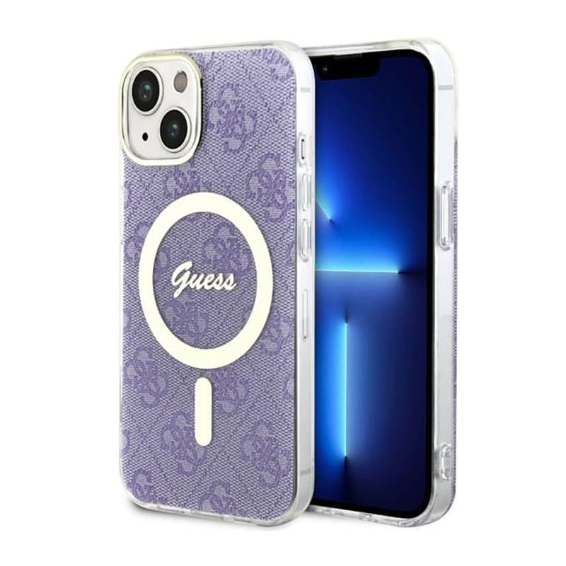 Guess 4G MagSafe - Case for iPhone 14 (Purple) 1