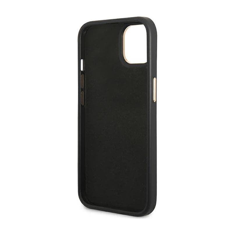 Guess Croco Collection - Case for iPhone 14 Plus (Black) 7