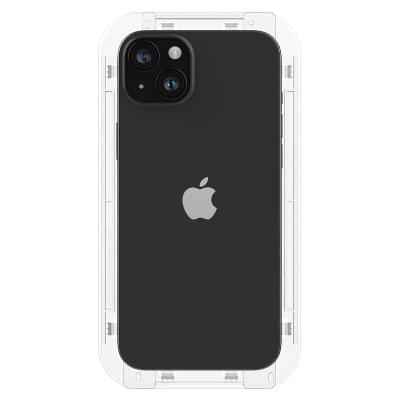 Spigen GLAS.TR EZ FIT FC - Tempered Glass for iPhone 15 Plus (Black Frame) 7