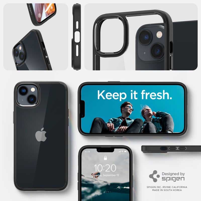 Spigen Ultra Hybrid - Case for iPhone 15 Plus / iPhone 14 Plus (Black) 3