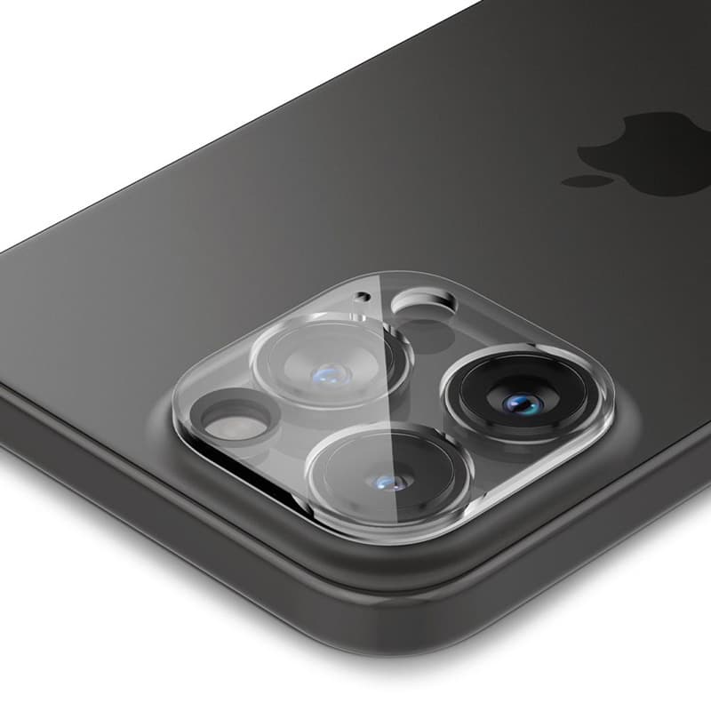 Spigen Optik.TR Camera Protector - Lens protection glass for iPhone 15 Pro / 15 Pro Max / iPhone 14 Pro / 14 Pro Max (2 pcs) (Transparent) 4
