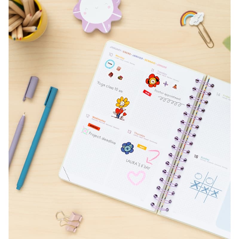 BT21 - Calendar for the 2021/2022 school year (white) 8