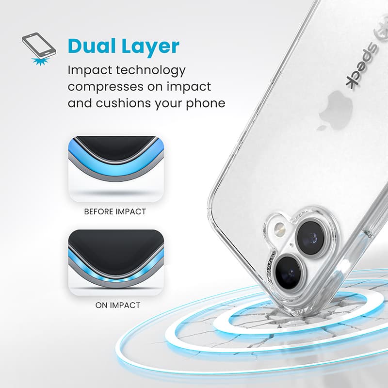 Speck Gemshell - iPhone 16 Case (Clear) 2