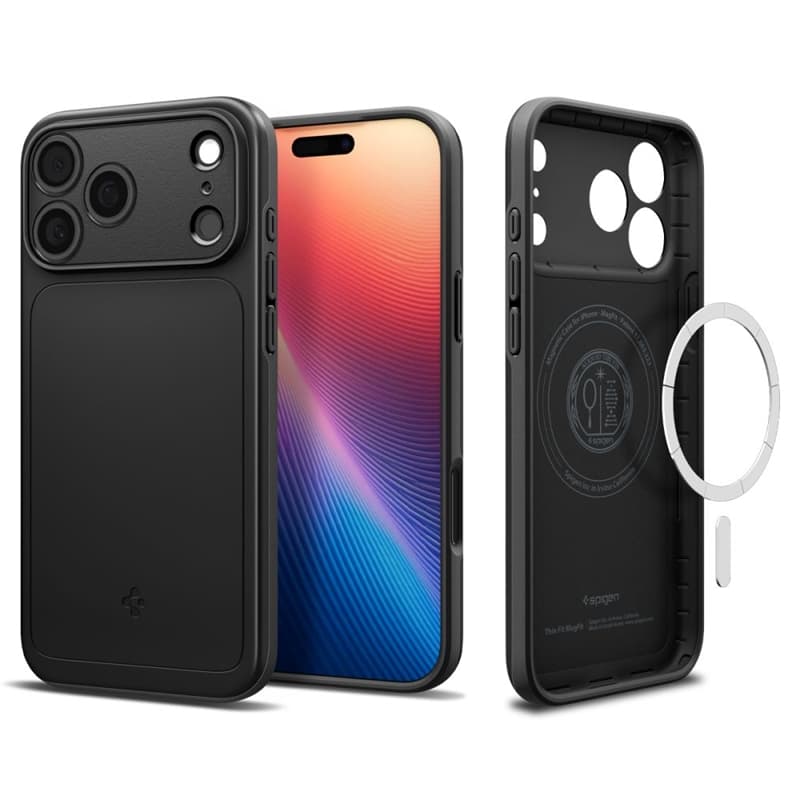 Spigen Thin Fit Mag MagSafe - Case for iPhone 17 Pro Max (Black) 2