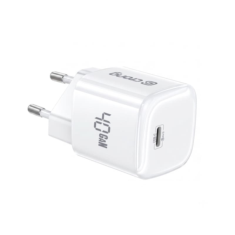 Crong NEO GaN Charger - USB-C 40W PD Charger with AVS (White) 2