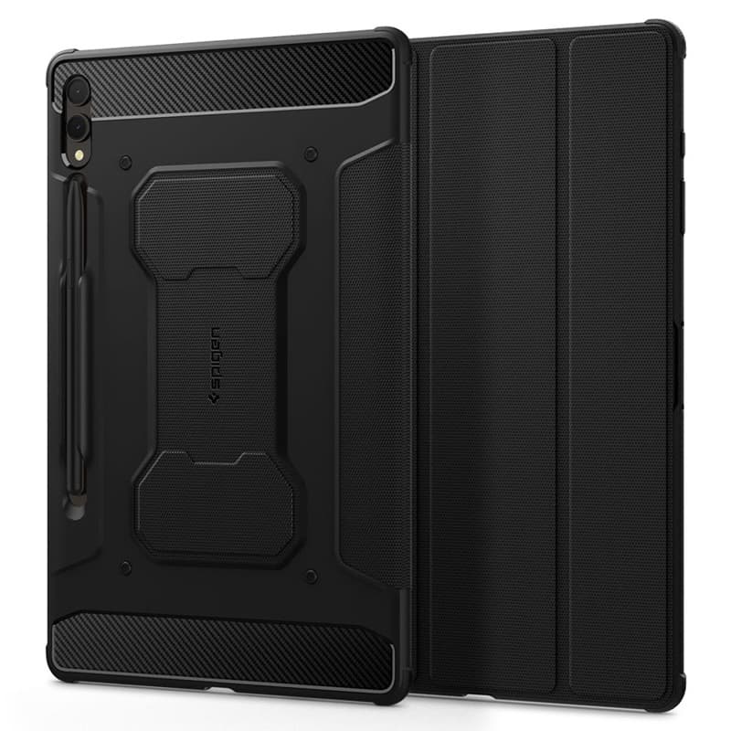 Spigen Rugged Armor Pro - Case for Samsung Galaxy Tab S9+ 12.4" (Black) 2
