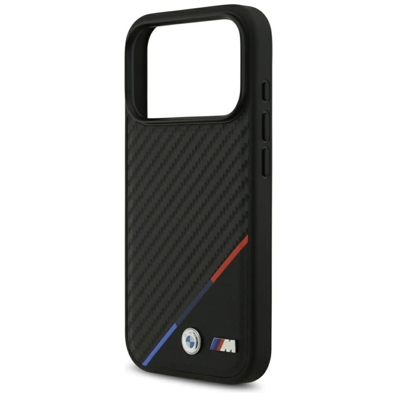 BMW M Carbon Tricolor Line MagSafe - Case iPhone 17 Pro (black) 6