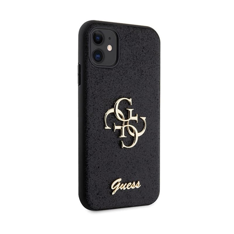 Guess Glitter Script Big 4G - iPhone 11 Case (black) 4