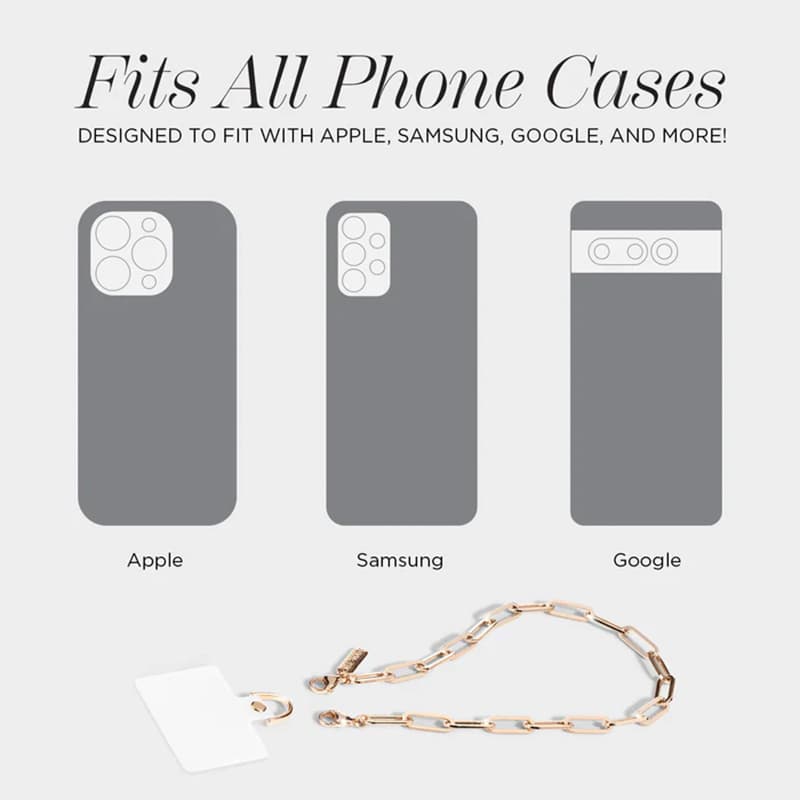 Case-Mate Essential Phone Strap with Wallet - Universal phone strap with wallet (Black) 8