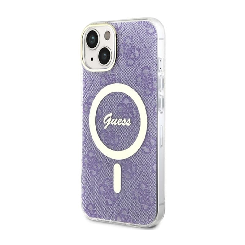 Guess 4G MagSafe - Case for iPhone 14 (Purple) 2