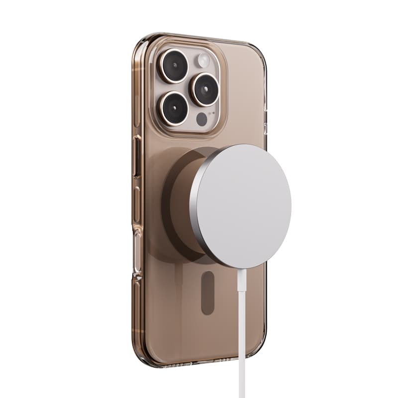 Crong Clear MAG Pro - iPhone 16 Pro MagSafe Case (Desert) 5