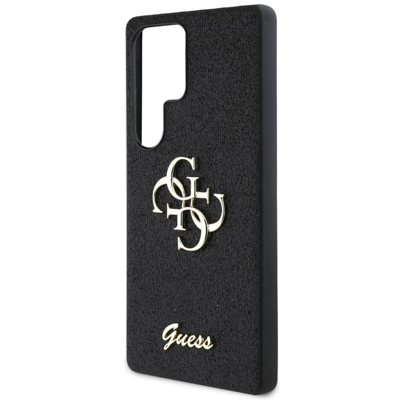 Guess Fixed Glitter Big 4G Metal Logo - Case for Samsung Galaxy S25 Ultra (black) 6