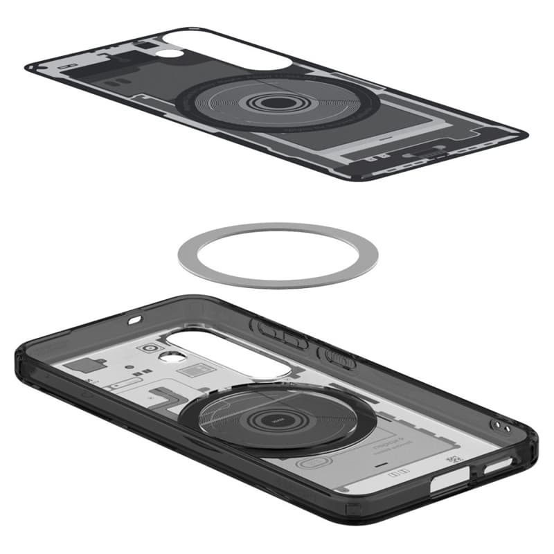 Spigen Ultra Hybrid Mag MagSafe - Case for Samsung Galaxy S25 (Zero One Black) 7