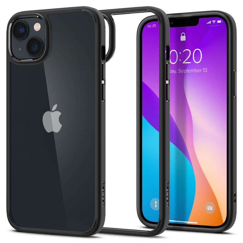 Spigen Ultra Hybrid - Case for iPhone 15 Plus / iPhone 14 Plus (Black) 4