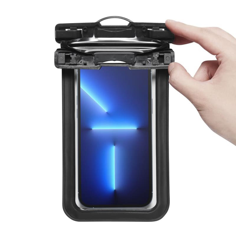 Spigen A601 Universal Waterproof Case - Case for smartphones up to 6.9" (Black) 4