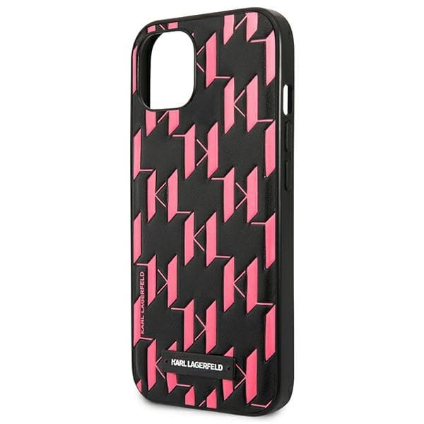 Karl Lagerfeld Monogram Plaque - Cover for iPhone 13 mini  6
